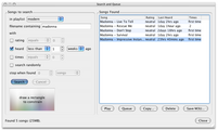 Searching for songs